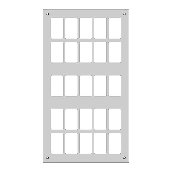 Montageplatte FH FLF 5×5 schwarz