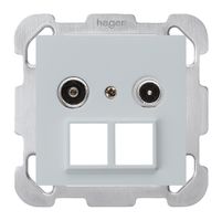 UP-Multimediadose kallysto R/TV Bauart B 14dB 2GHz hellgrau