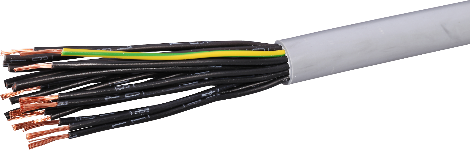 Cavo di comando LiYY 21×0.75mm² numerato grigio