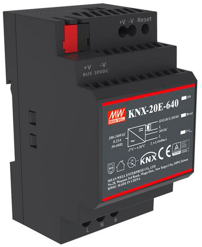 Alimentazione AMD MW KNX-20E-640, 640mA, 30VDC, 3UM