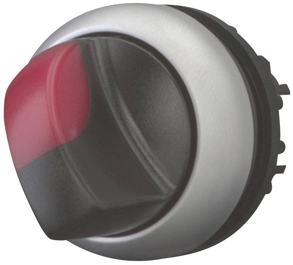 Manette rotative Eaton M22-WLKV-R Ø22.5mm à enclenchement IP66 l'éclairage rouge