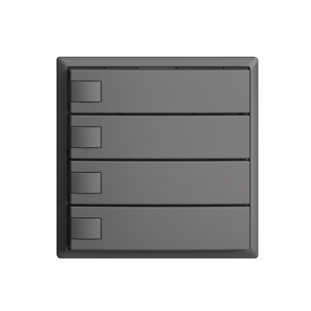 Poussoir KNX RGB EDUE, 250mW, s.LED, 4×poussoir, comm.1×touche, grf