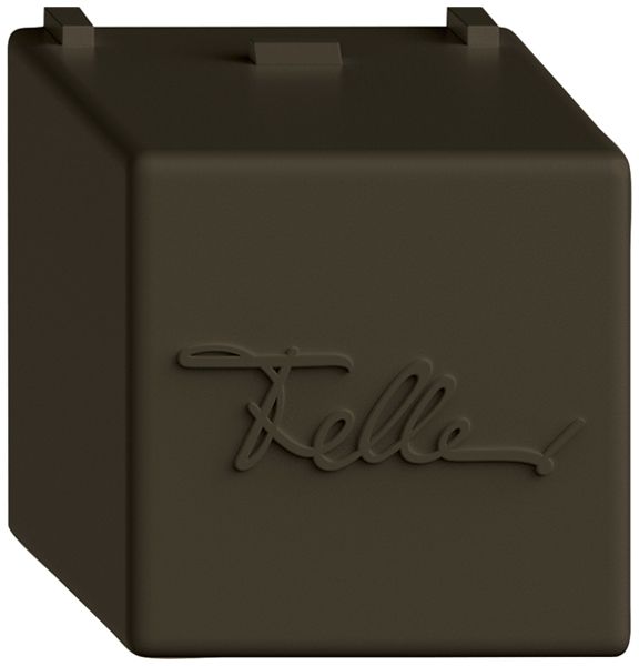 Blindabdeckung Feller für Anschlussmodul S-One umbra