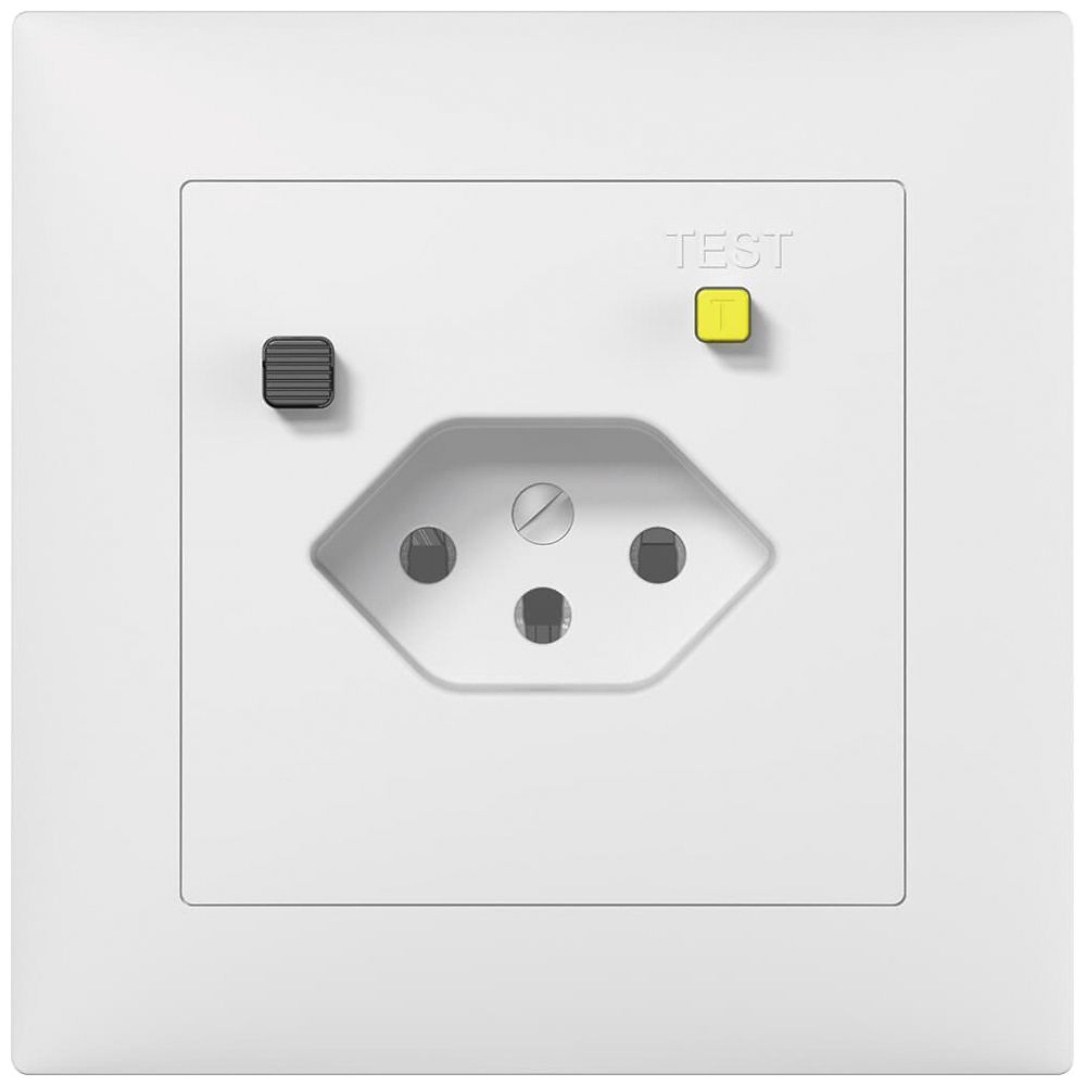 UP-FI-Steckdose SIDUS B T13 30mA weiss