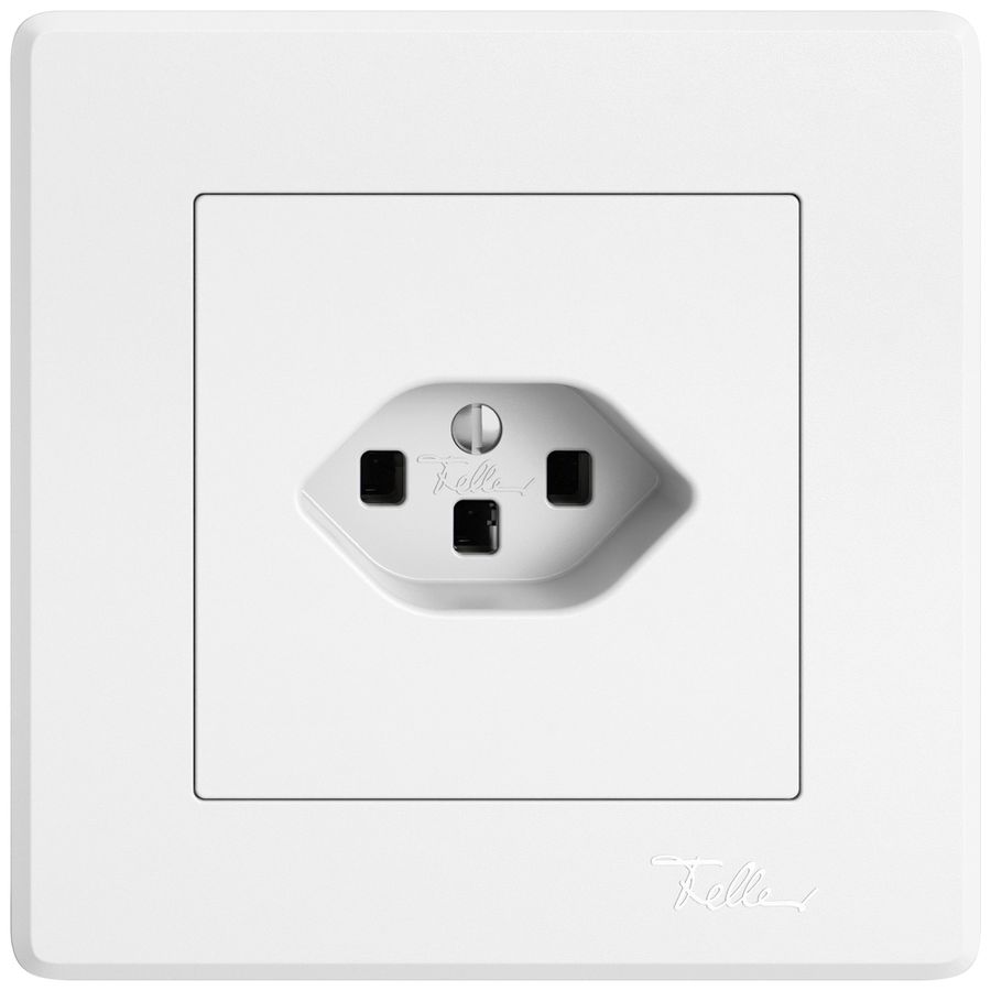 UP-Steckdose EDIZIO.liv SNAPFIX® 1×T23 ws