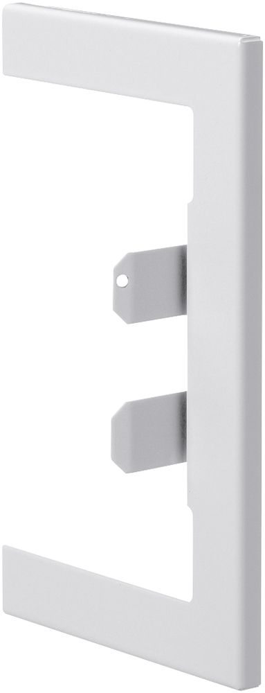 Cache paroi tehalit pour BR/A 85×130mm, couvercle 80mm, blanc trafic