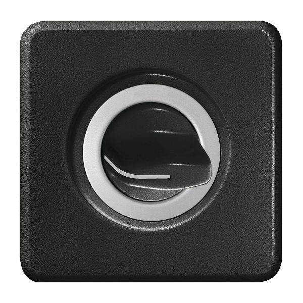 Kit frontal ENC noir pour interr. rot. sans gravure