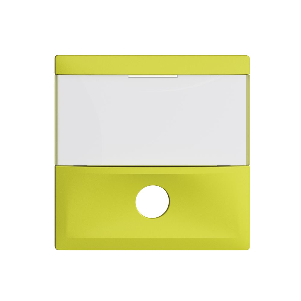 Placca frontale EDIZIOdue lemon per tasto suoneria