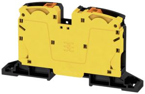 Morsetto passante Weidmüller A2C PUSH IN 2×35mm² giallo/nero