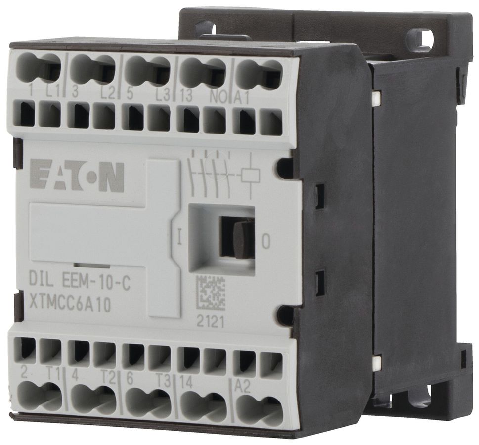 Contacteur de puissance Eaton DILEEM-10-G-C 24V DC 3NO 22A 6.6A 3kW 24…690V