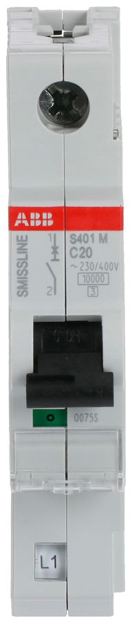 Leitungsschutzschalter SMISSLINE TP S 1×20A C 10kA