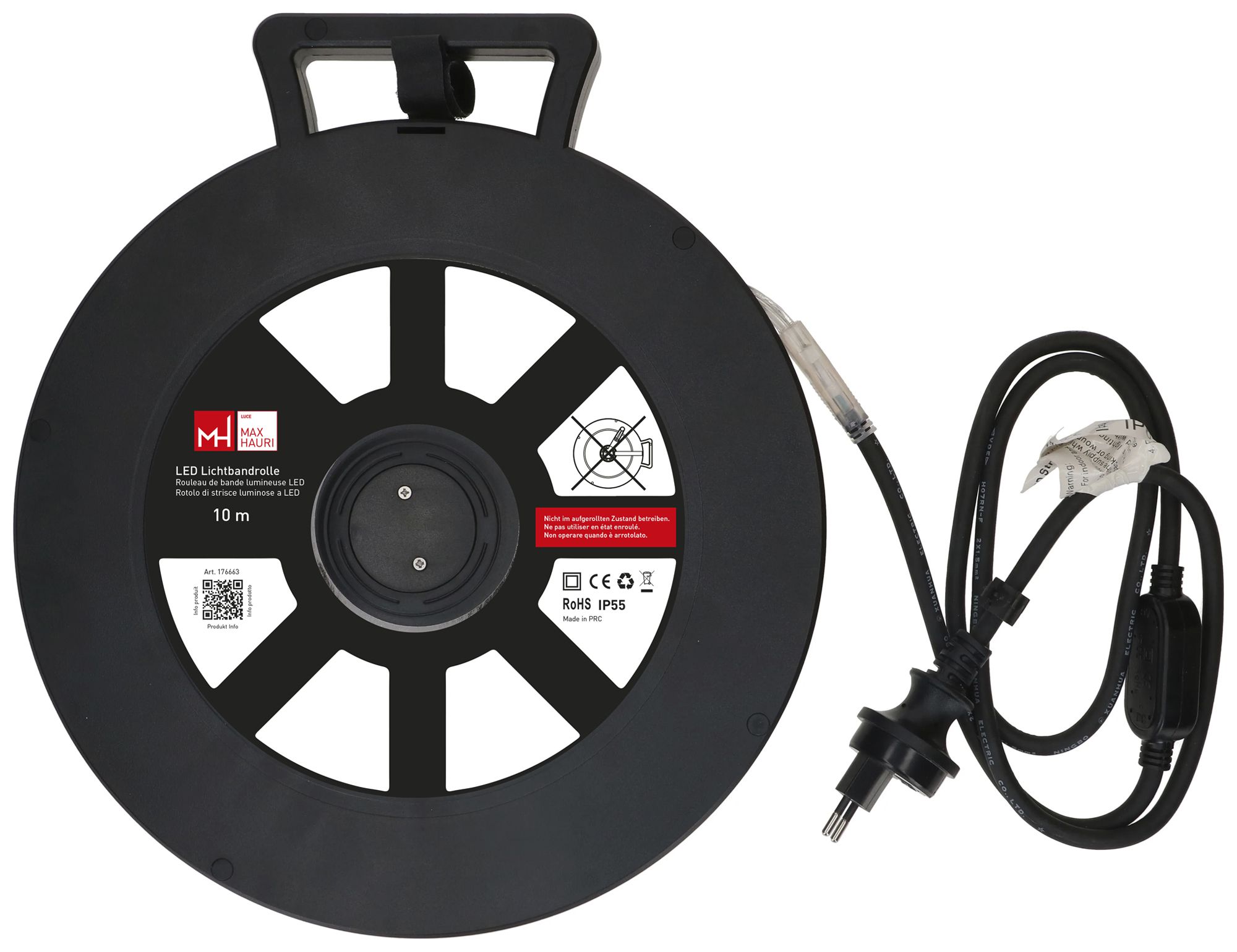 LED-Lichtband MAX HAURI IP55 230V 8600lm weiss 4000K 360° 10m
