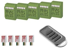 Rolladenaktor-Set YOKIS 5-SHUTTER RADIO POWER KIT
