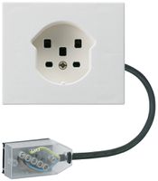 Presa INS FLF T25 L1 bianco per cavo piatto Technofil