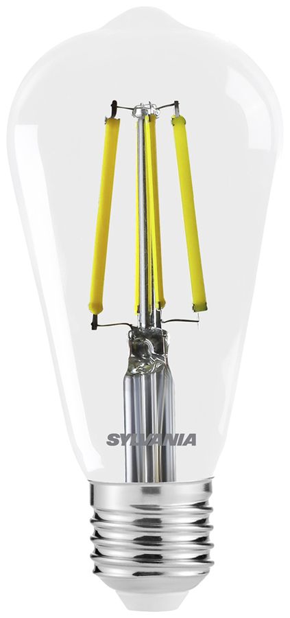 Lampada LED Sylvania ToLEDo Platinum RT ST64 E27 4W 840lm 2700K Ø64×140mm chiaro