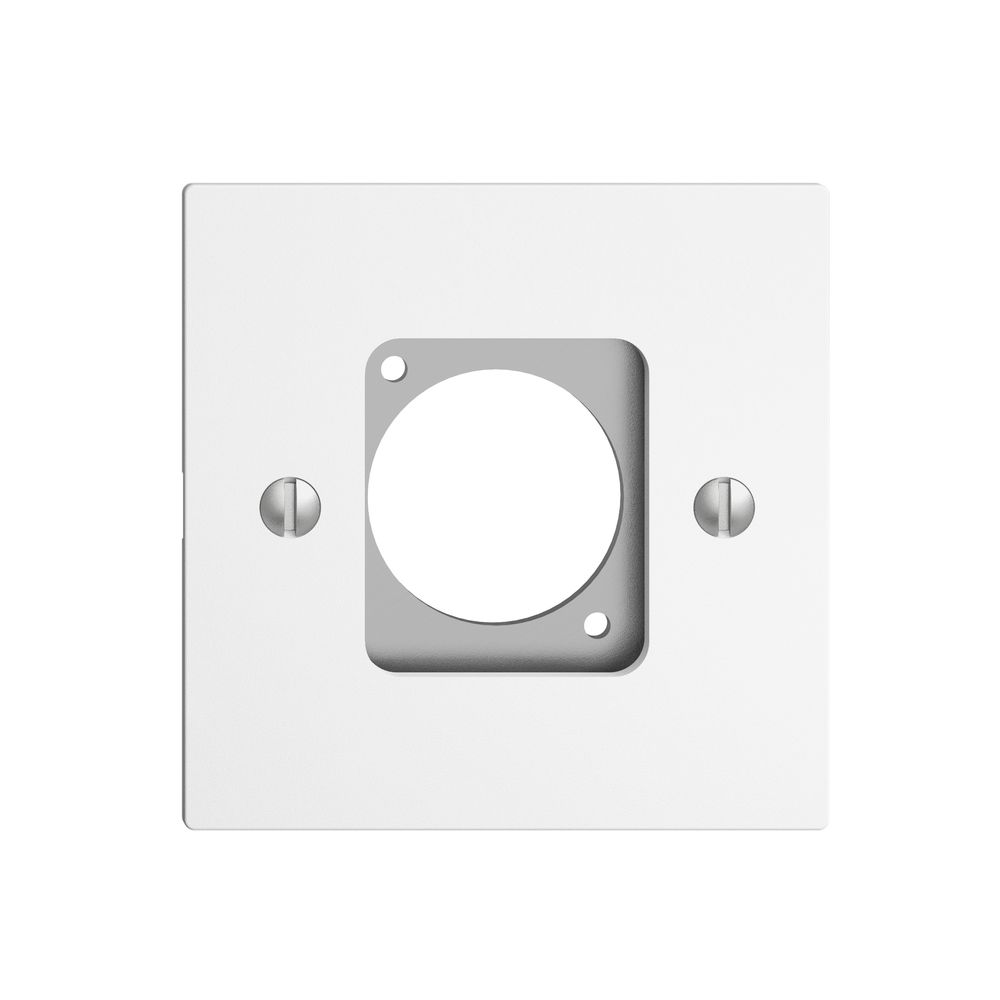 Kit de montage pour prise XLR EDIZIOdue blanc