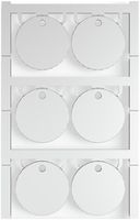 Marqueur d'appareil WM MultiCard CC Ø30mm alésage 3.5mm 30×30mm PA66 gris
