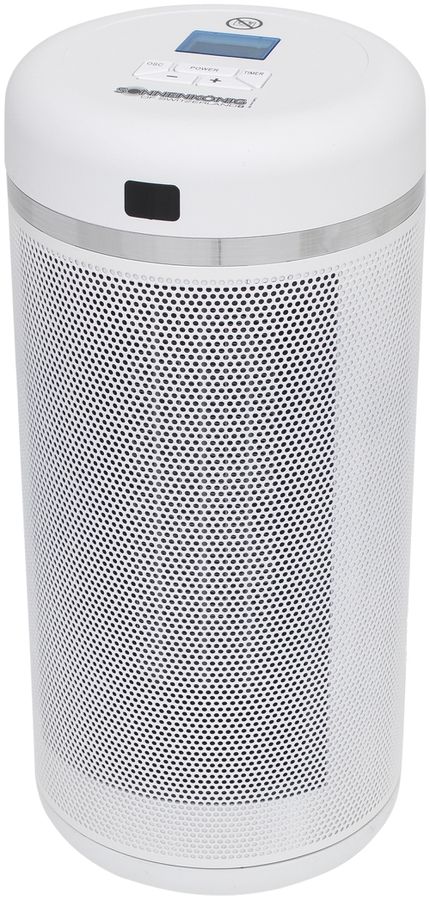 Keramikheizlüfter Tower LCD 2kW 230V 20…44m³ 17.8×38×17.8cm weiss