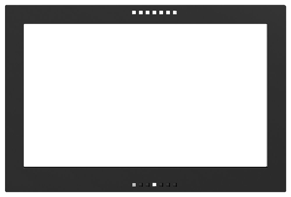 Piatta frontale EDIZIOdue per KNX-Panel 7" nero