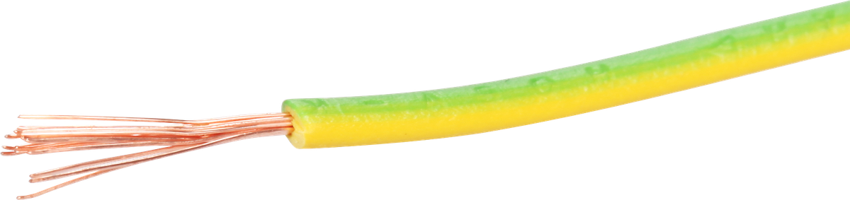 Toron T 0.5mm² vert-jaune Eca, Bobine à 200m