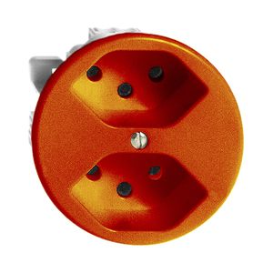 Prise ENC FH 2×T13 P orange