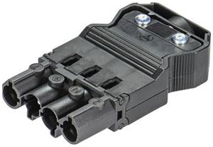 Stecker Wieland 4P schwarz, für Starkstrom GST 18i4 S S1 Z