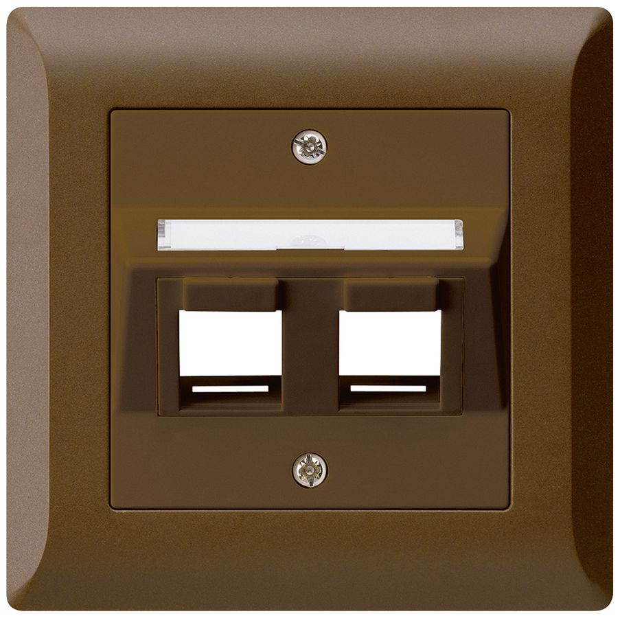 Kit di montaggio INC kallysto.line 2×Keystone marrone