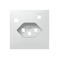 Frontset SIDUS Z/E zu FI-Steckdose T23 weiss glänzend