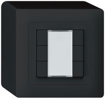 AP-Taster kallysto KNX 6×schwarz s/e-link
