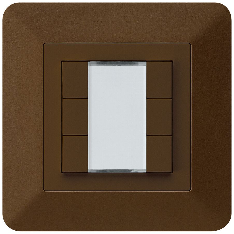 Tasto INC kallysto.trend KNX 6×s/e-link marrone