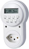 Zeitschaltuhr digital, mit Zufallsfunktion, kürzeste Schaltzeit 1Min., IP20