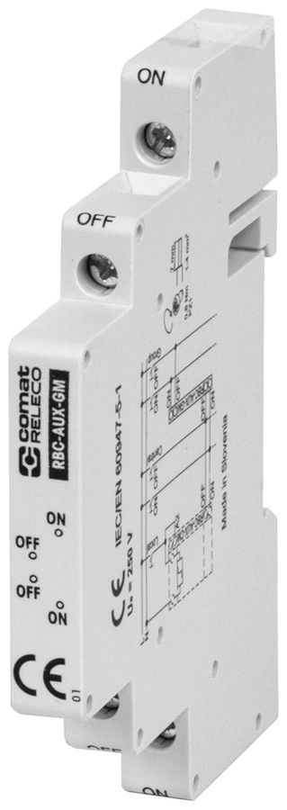 Interruttore ausiliario ComatReleco RBC-AUX-GM per comando di gruppo ON-OFF