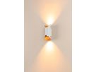 LED-Wandleuchte SLV MODELA 7.5W 810lm 827 IP65 DIM direkt/indirekt weiss/gold