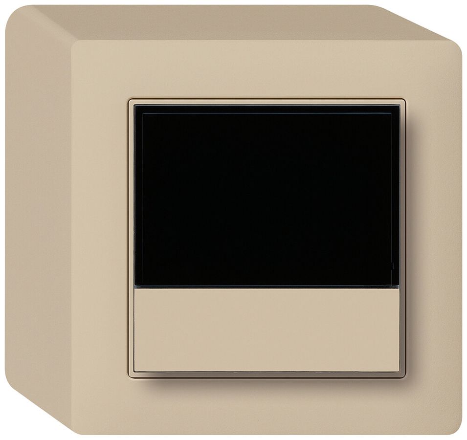 Termostato ambiente AP kallysto beige KNX s/e-link