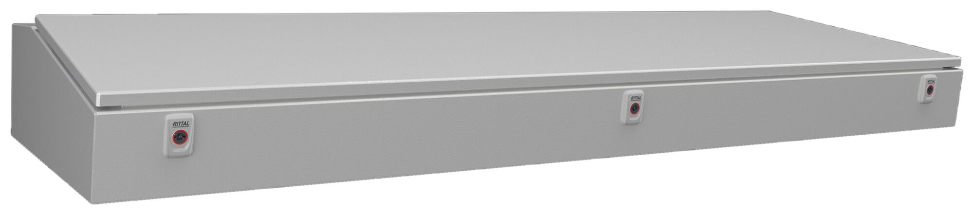 Alloggio a console Rittal CX 1600×200×745mm acciaio 1×porta grigio IP55