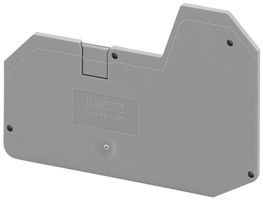 Piastra terminale PX D-XTV 6-TWIN 76.7×2.2×51.4mm grigio