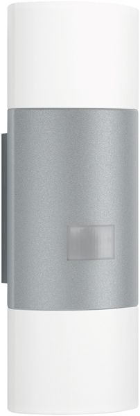 LED-Wandleuchte Steinel L 910 PIR 11W 755lm 3000K IP44 silber