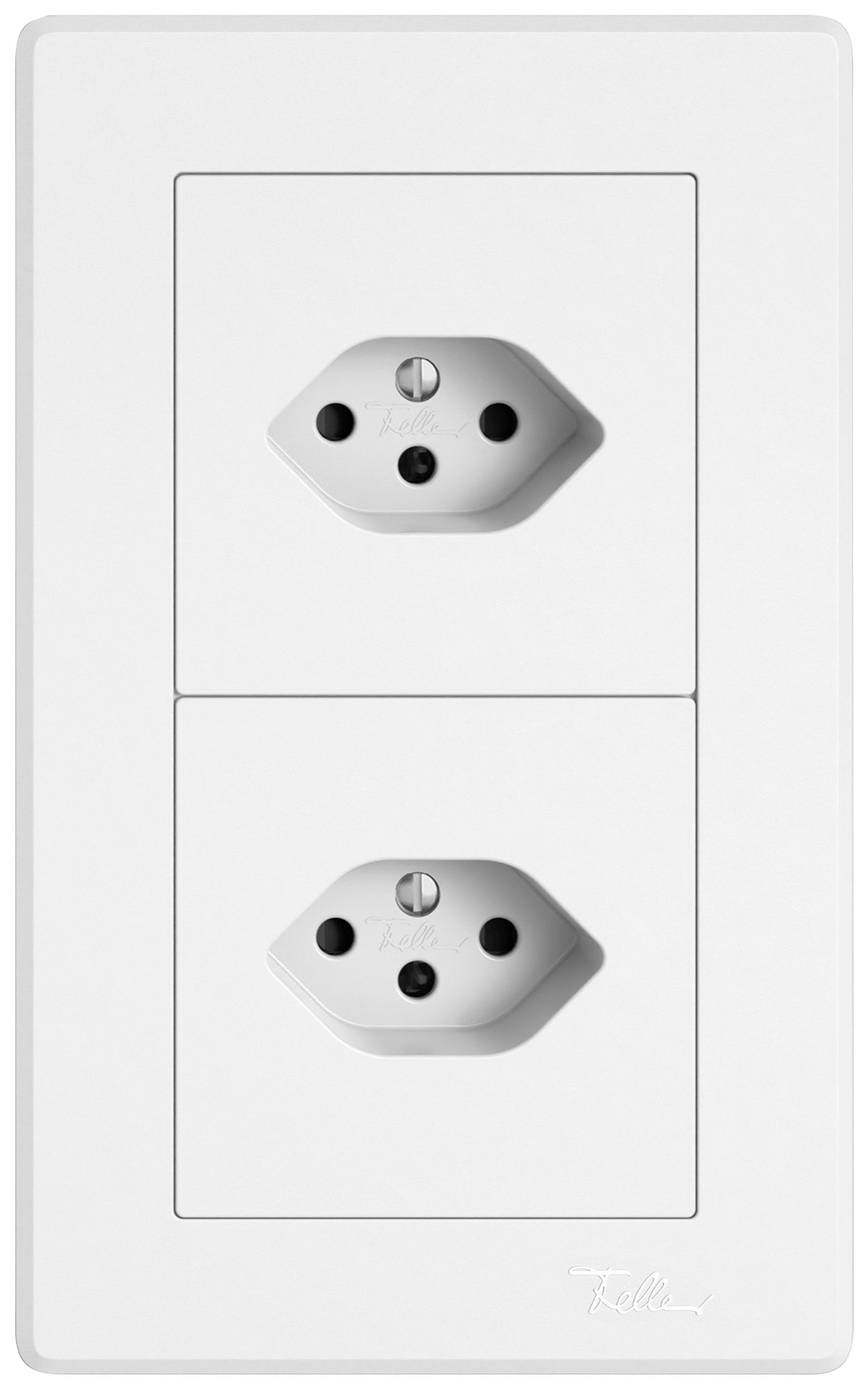 Combinaison ENC EDIZIO.liv SNAPFIX® 2×1 156×96mm 1×T13+1×T13 blanc