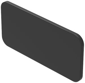 Bezeichnungsschild EAO45, silber 27×12.5mm