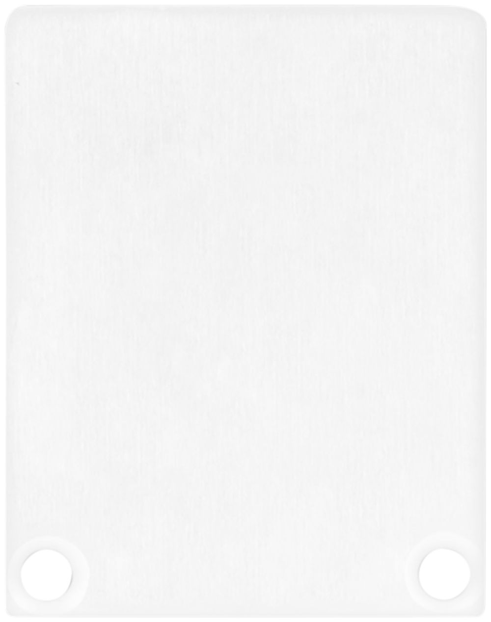 Embout DOTLUX pour profilé/cache aluminium 9L/10L blanc 2 pcs avec vis