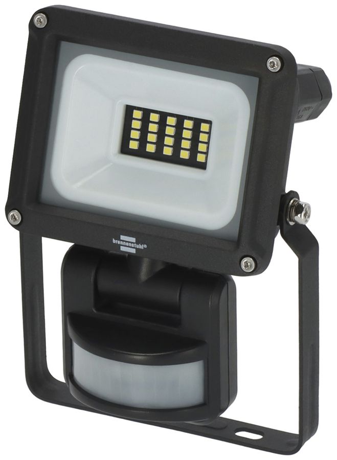 Projecteur LED JARO 1060 PIR 10W 1150lm 6500K IP65 VWB 113×157mm noir