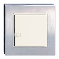 Tisch-/Wandsender IR EDIZIOdue 1…2 schwarz/Chromstahl geschliffen