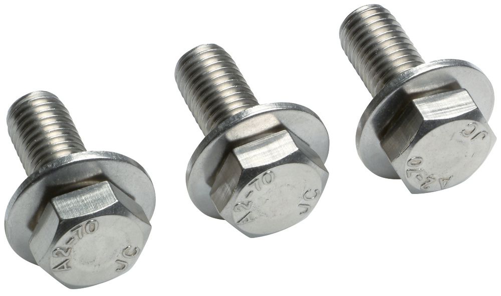 Anschlussschraube Hager M12×30mm rostgeschützt mit Federelement