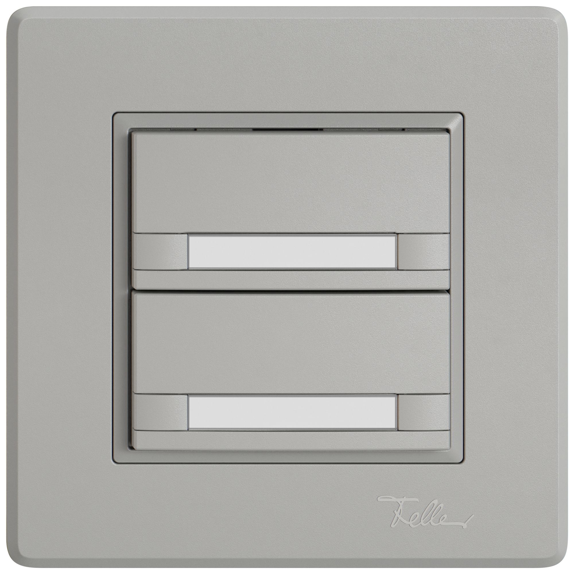 UP-Universaltaster EDIZIO.liv UNI SNAPFIX® o.LED 2× 2-Tbed.Pap.hgu