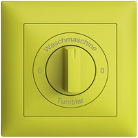 Kit front. 0-Waschmaschine-0-Tumbler EDIZIOdue 88×88mm lemon