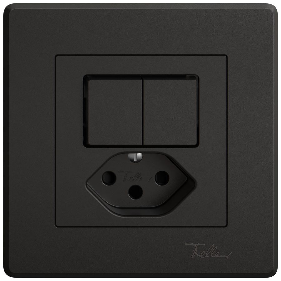 UP-Kombination EDIZIO.liv SNAPFIX® 2×Schema 3+T13 mit Shutter sz