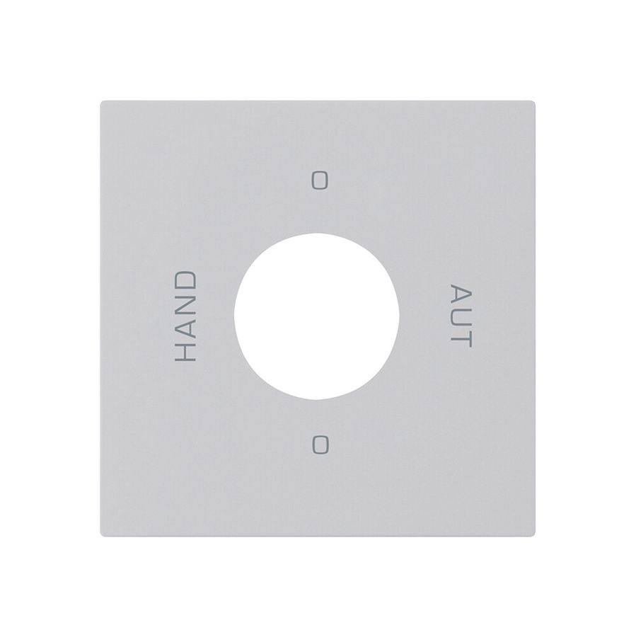 Kit frontale interruttore chiave S2 60×60 kallysto 0-Hand-0-Aut.grigio chiaro