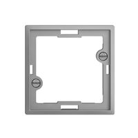 Frontplatte EDIZIOdue silver für Signallampe flach