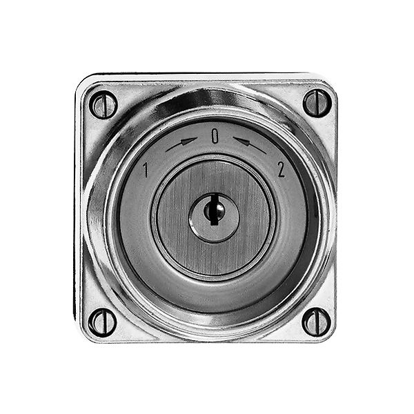 EB-Schwenktaster feucht 1->0<-2 Al natur mit Sicherheitsschloss