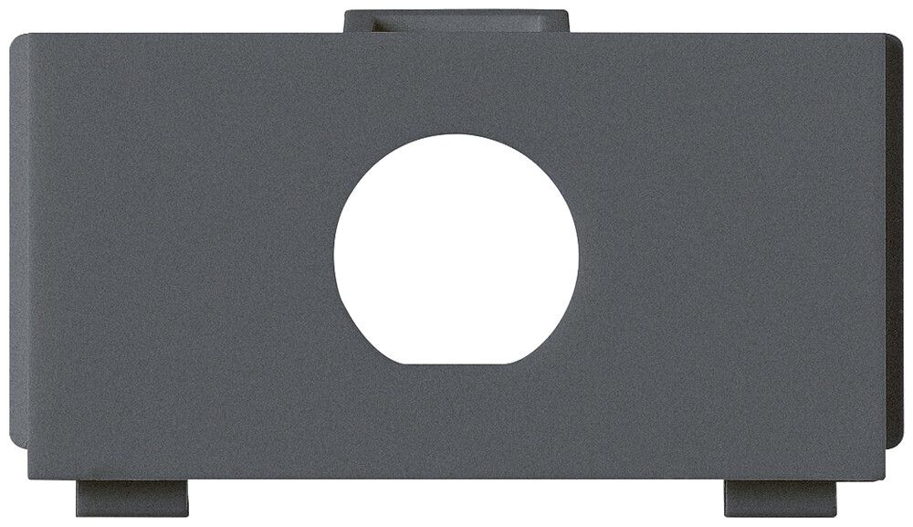 Modulo multimedia kallysto M3 vuoto per 1 BNC Ø13.8mm antracite